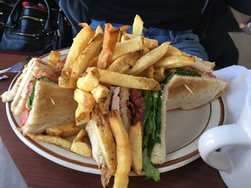 Club Sandwich with Fries